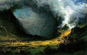 Albert Bierstadt Storm in the Mountains